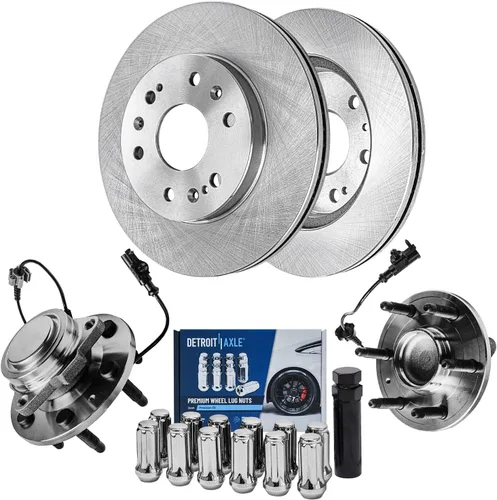 Vista 42 de Detroit Axle - Kit de freno delantero para Honda Odyssey 1999-2004 2001-2002 MDX Rotores de freno de disco Pinza de freno de disco con soporte