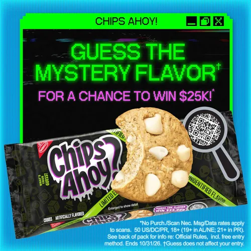 Vista 6 de CHIPS AHOY! Galletas Chewy Mystery Glitch, edición limitada, 9.58 onzas