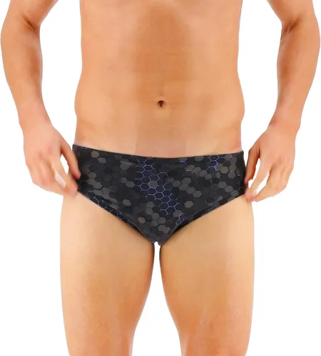 Vista 39 de TYR Men's Durafast Elite Racer Brief Swimsuit Negro