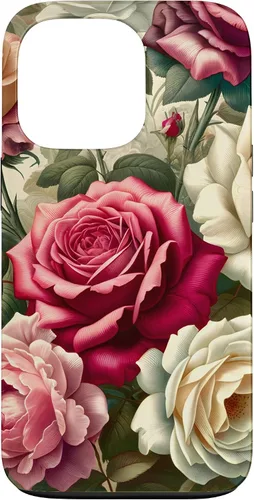 Vista 9 de Funda con diseño floral para iPhone 16 con diseño floral estilo victoriano