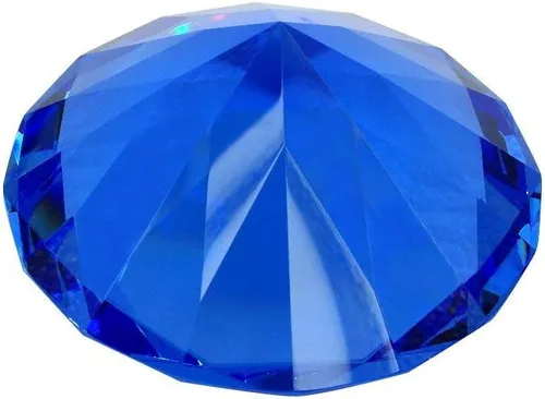 Vista 3 de TRIPACT - Pisapapeles de cristal con forma de diamante, color original, 3.937 in, grado 03