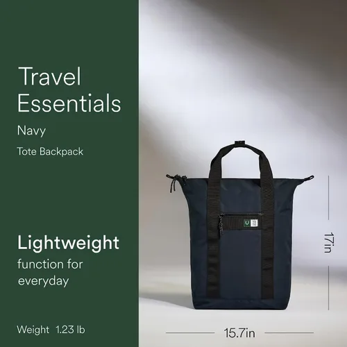 Vista 2 de ANTLER Mochila Tote, Azul marino, Mochila Tote Azul Marino