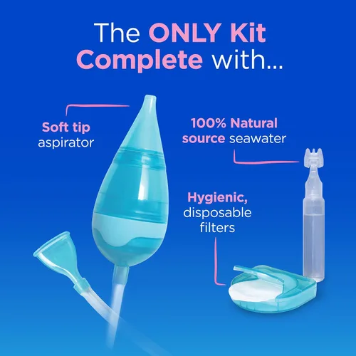 Vista 2 de hydraSense Kit de inicio de aspirador nasal