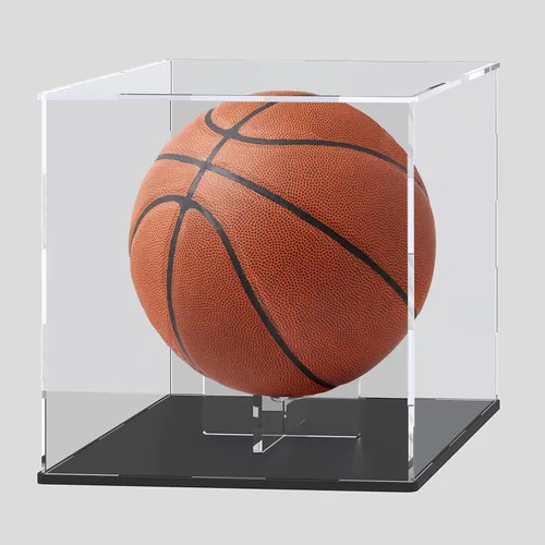 Vista 9 de Vitrina para Fútbol Americano con Soporte Elevador, Caja Acrílica para Fútbol Americano de Tamaño Completo, Balonmano, Dodgeball, Almacenamiento