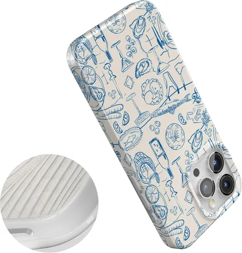 Vista 8 de Casely Funda para iPhone 15 Pro Amalfi Aperitivo Dolce Vita Compatible con MagSafe Diseño clásico ultrafino