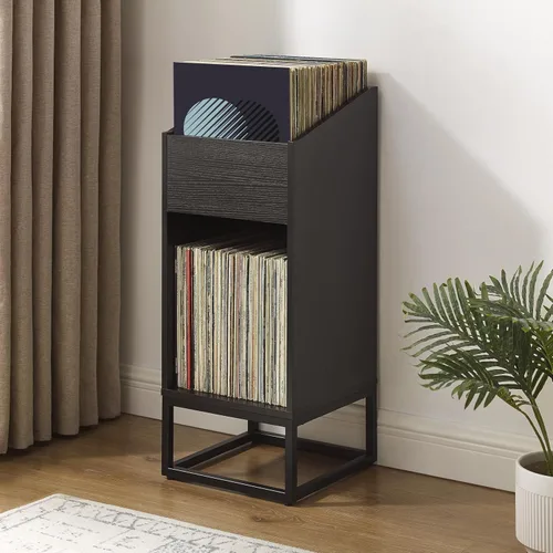 Vista 7 de Crosley Furniture Soporte de almacenamiento de discos Enzo Flip-Bin