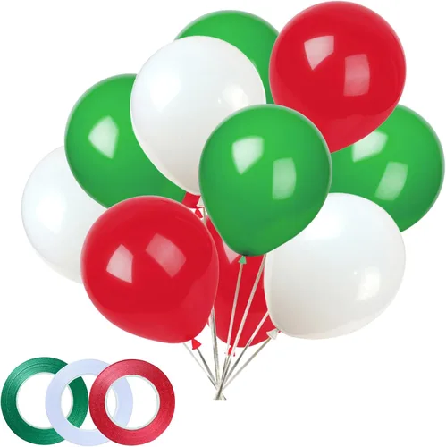 Vista 10 de KADBANER Globos rojos, amarillos y negros, paquete de 100 globos de látex de 12 pulgadas