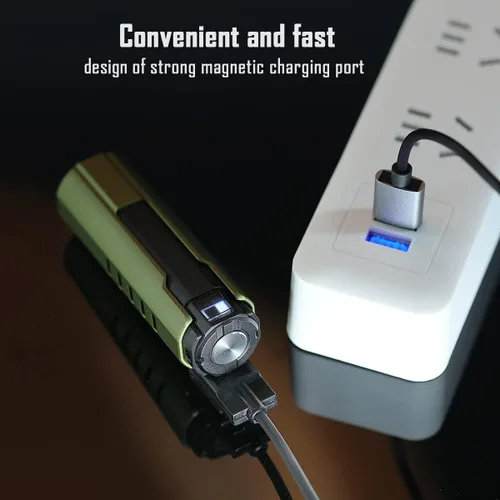 Vista 4 de IMALENT LD70 linterna de bolsillo EDC, linternas compactas brillantes y potentes de 4000 lúmenes con LED CREE XHP70.2, linterna recargable de mano