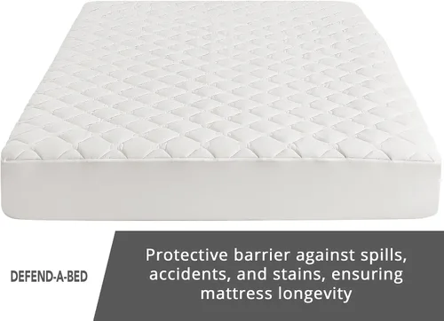 Vista 3 de Classic Brands: Defend-A-Bed protector acolchado e impermeable para colchón.