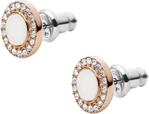 Vista 3 de Fossil - Pulsera de acero inoxidable para mujer, color oro rosa