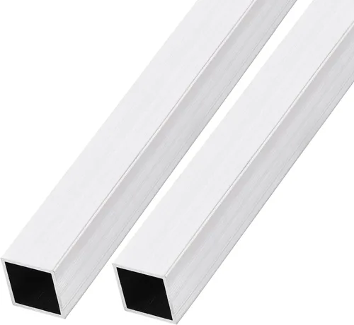 Vista 12 de METALLIXITY Tubo cuadrado de aluminio (6 mm x 6 mm x 1 mm x 300 mm) 2 piezas, Tubo de aluminio 6063 - para mobiliario del hogar, maquinaria
