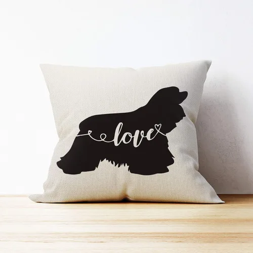 Vista 3 de Funda de almohada de Cocker Spaniel, regalos para amantes de los perros, regalos para amantes de los cocker mamá, regalos para recién casados