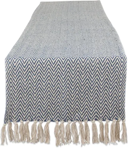 Vista 26 de DII Woven Basic - Camino de mesa Chevron de la colección de mesa, 15 x 72 pulgadas, gris
