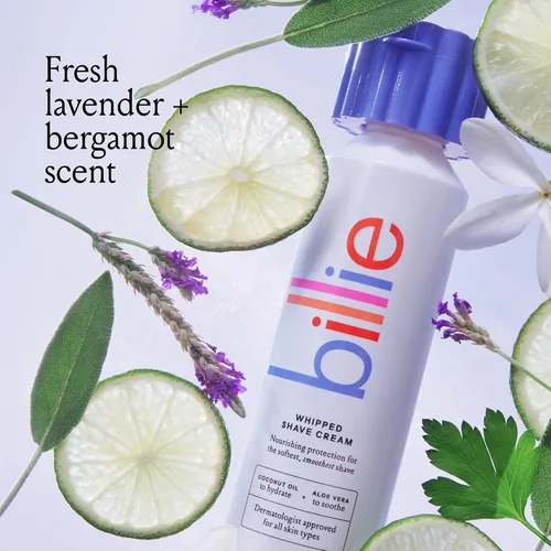 Vista 6 de Billie Crema de Afeitar Batida - Aroma a Lavanda y Bergamota - 6.5 fl oz