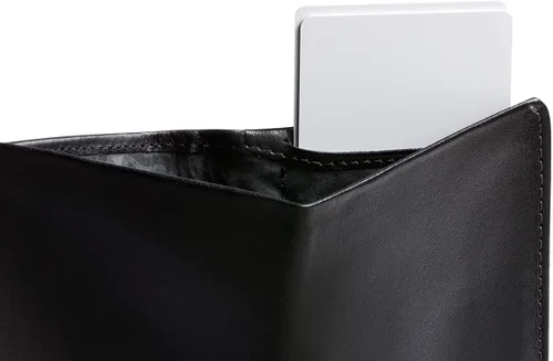 Vista 6 de Bellroy Billetera delgada para monedas, diseño de cuero plegable, capacidad para 4-8 tarjetas, cierre magnético