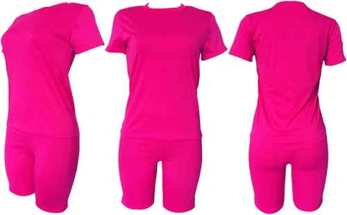 Vista 6 de WXLAMZN Conjuntos de dos piezas para mujer, conjuntos cortos de verano, conjuntos de descanso