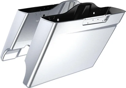 Vista 40 de Alforjas extendidas para Harley Touring Street Glide, Electra Glide, Road Glide 2014-2023 (whisky ámbar)
