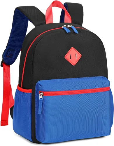 Vista 8 de Mochila Abshoo para niños y niñas, mochila escolar para niños pequeños, Negro
