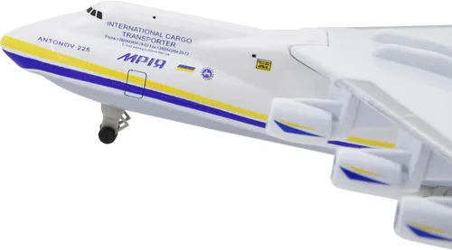 Vista 7 de TANG DYNASTY 1:400 Antonov An-225 Mriya Modelo de avión de transporte grande, avión fundido a presión, para coleccionar y regalo, decoración