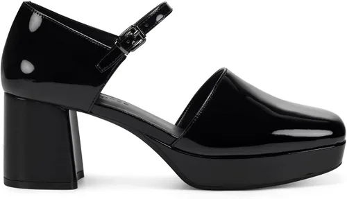 Vista 7 de Aerosoles Plataforma elegante para mujer, Charol negro