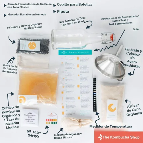 Vista 3 de Kombucha Kit principal para fermentar