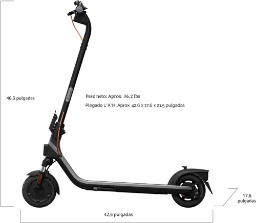 Vista 15 de Segway Ninebot E2 Plus II/E2 Pro/E3 Pro Electric Scooter, 15.5–20 MPH, Long Range, Dual Elastomer Suspension (E3 Pro only), Foldable Adult Scooter
