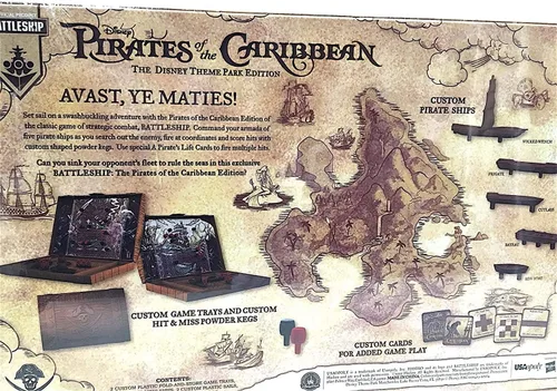 Vista 2 de DisneyParks Exclusive - Juego de Acorazados Piratas del Caribe Edición