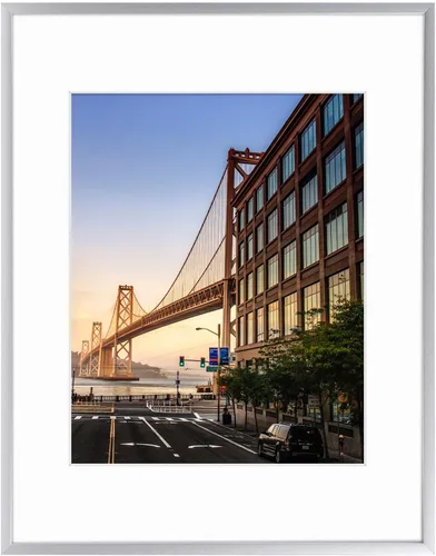 Vista 59 de Frametory, Portarretratos de aluminio negro de 6 x 8 pulgadas, juego de 1, ideal para mostrar fotos de 5 x 7 con paspartú o 6 x 8 sin paspartú