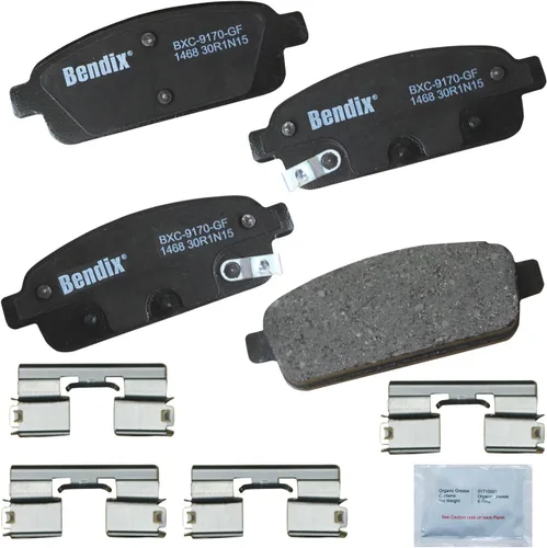 Vista 212 de Bendix Priority1 CFC154 - Juego de pastillas de freno de disco para Avanti II, Century, LeSabre, Regal, Riviera, chasis comercial, DeVille