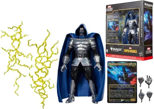 Vista 3 de Marvel Legends Series Magic: The Gathering Doctor Doom 2099