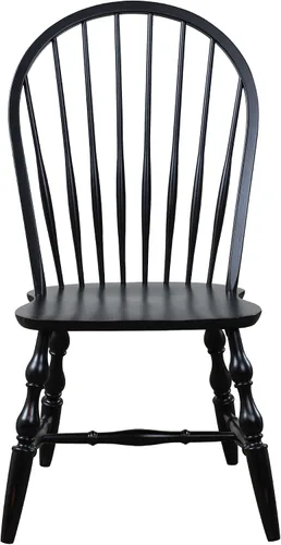 Vista 3 de Sunset Trading Windsor - Juego de sillas de comedor, 41 pulgadas, color negro antiguo Negro (Antique Black)
