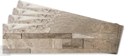 Vista 15 de Tic Tac Tiles - Azulejos autoadhesivos removibles para pegar en el salpicadero de la cocina o el baño, azulejos 3D de concreto natural estilo metro