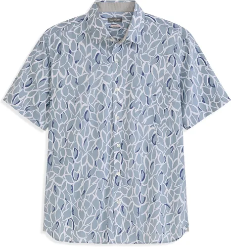 Vista 20 de Van Heusen Camisa de cuadros de manga corta con cuello abotonado para hombre sin arrugas