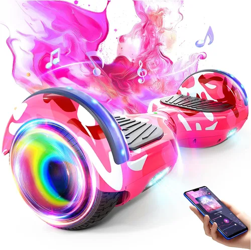 Vista 9 de SISIGAD Scooter, 6.5" Flash Wheels & Corlorful LED Lights, All for Girls Boys Kids Ages 6+