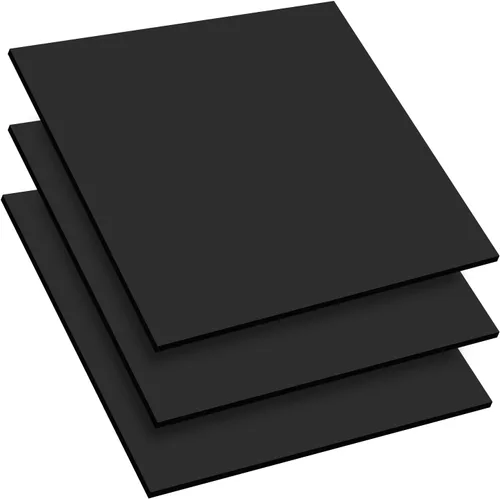 Vista 95 de Mega Format Hojas de plástico de PVC expandido – Hoja negra rígida de 5 x 7 pulgadas para manualidades, señalización y exhibiciones – Sintra Negro
