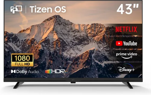 Vista 9 de FPD 43 televisión ultra fina elegante elegante de Android TV LED