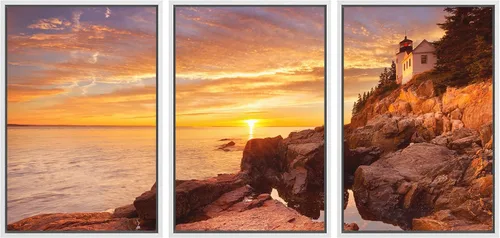 Vista 89 de wall26 Lienzo enmarcado para pared, juego de arte de noche estrellada sobre montañas, cielo nocturno tranquilo, naturaleza, desierto, fotografía