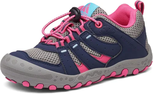 Vista 17 de Mishansha Botas de Senderismo para Niños Pequeños Niñas Niños Zapatos de Senderismo Resistentes al Agua Anti-Colisión Antideslizantes Atléticas