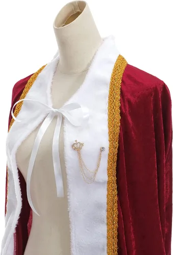 Vista 5 de Regenboog King Costume for Men and Women,Queen Costume,Adult King Cape Robe Crown Scepter,Lord Farquaad Costume