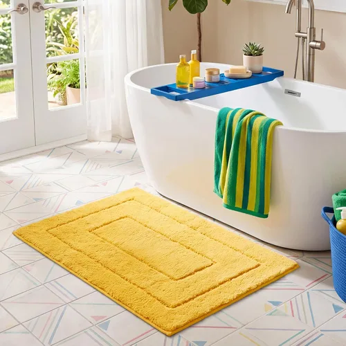 Vista 45 de GRANNY SAYS Alfombra de baño azul bebé de 16 x 24 pulgadas, alfombrilla