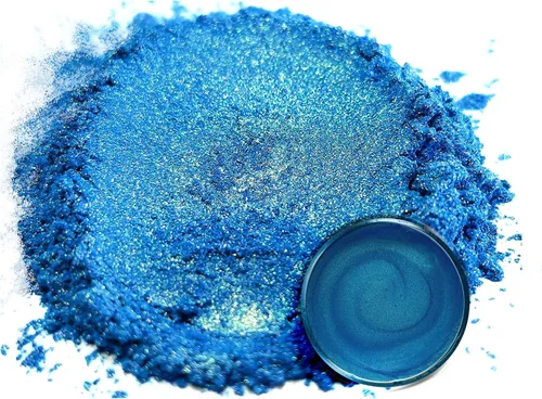 Vista 8 de Eye Candy Pigments Blue Mica Pigment Powder Set P - Polvo de mica para arte de resina epoxi - Carpintería - Polvo de mica de grado cosmético