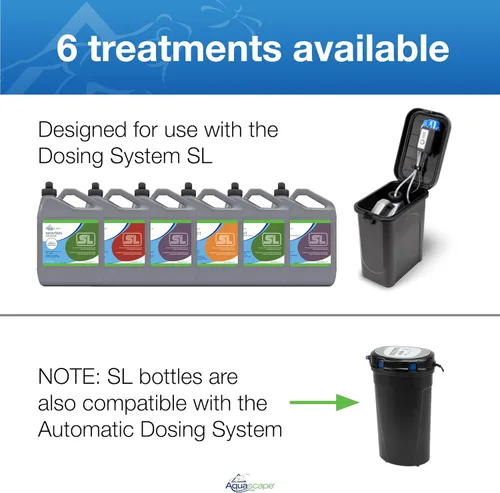 Vista 4 de Aquascape Tratamiento de agua para estanques limpios para sistema de dosificación SL, 96092