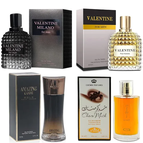 Vista 23 de A CENTER Set de Regalo de Colonia para Hombres Incluye Valentine Milano, Valentine, Blue for Men Ultra & Valuable Paris - 3.4 Fl Oz Cada Uno