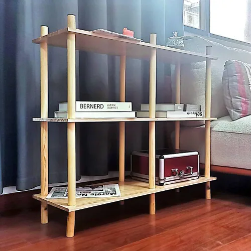 Vista 9 de (3er piso) Mesita de noche de café de madera maciza, zapatero, mesa de sala de estar, mesa de centro de madera maciza, oficina, dormitorio, espacio