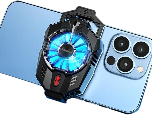Vista 4 de TRILINK Enfriador de teléfono para juegos, ventilador de refrigeración universal para teléfono con dos modos de enfriamiento, funda de radiador