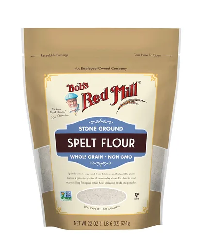 Vista 6 de Bob's Red Mill Harina de espelta, 22 onzas (paquete de 1), grano entero, vegano, kosher