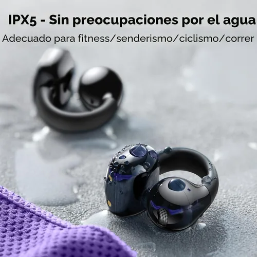 Vista 7 de UGREEN HiTune S3 - Auriculares abiertos con Bluetooth 5.4, con clip, color Negro