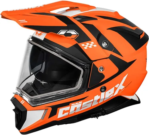 Vista 9 de Castle X CX200 Dual Sport Casco de Nieve (Negro Mate - Extra Pequeño)