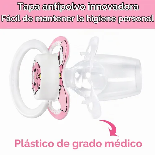 Vista 5 de LittleForBig Bigshield Generation-II - Chupete impreso para adulto, diseño de bebé Usagi