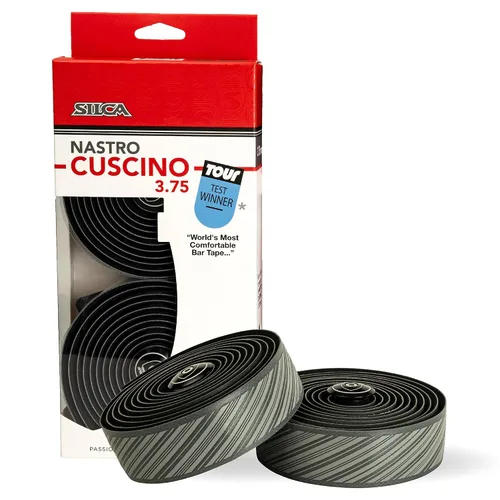 Vista 12 de SILCA Nastro Cuscino - Cinta para manillar de bicicleta extra gruesa, color negro, 0.098 in